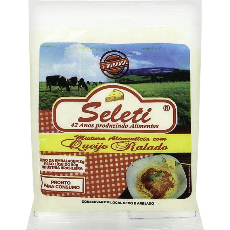 Mistura Alimentícia com Queijo Ralado Seleti 50g