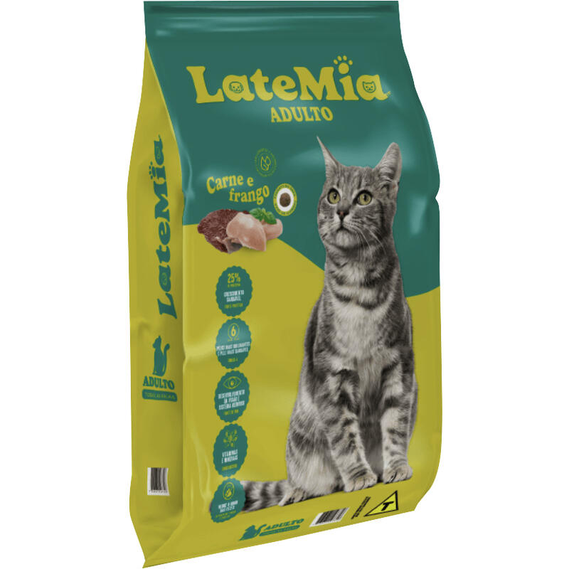 Alimento para Gatos Latemia Carne e Frango 900g