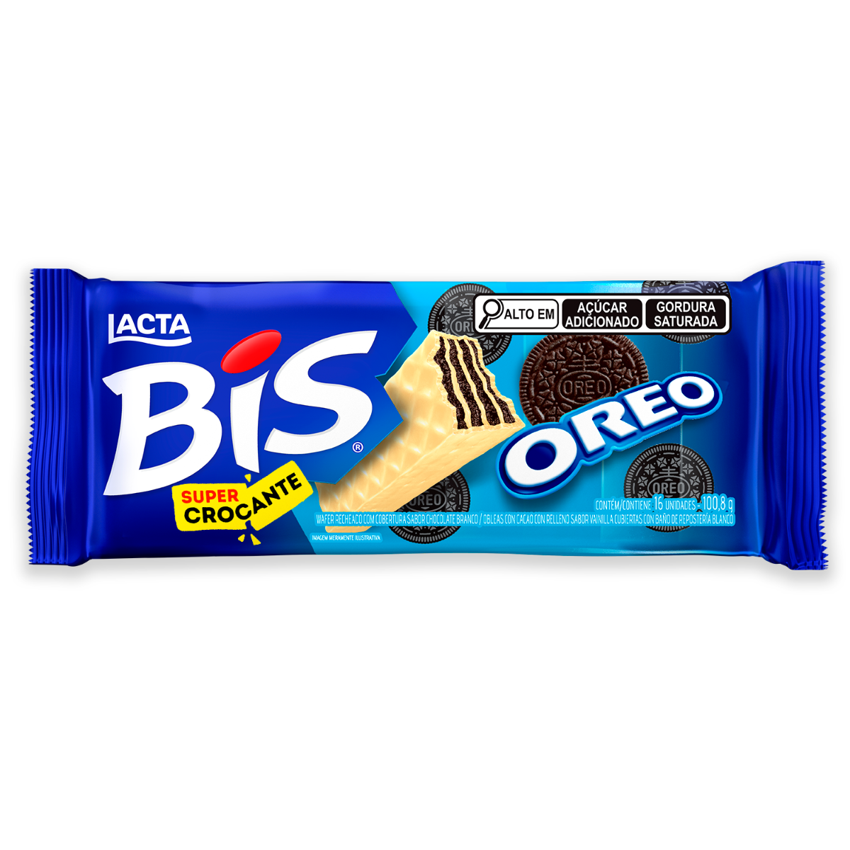 Chocolate LACTA Bis Oreo 100,8g