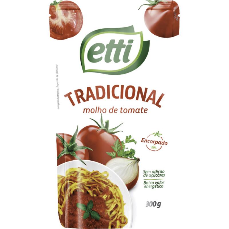 Molho de Tomate Etti Tradicional 300g