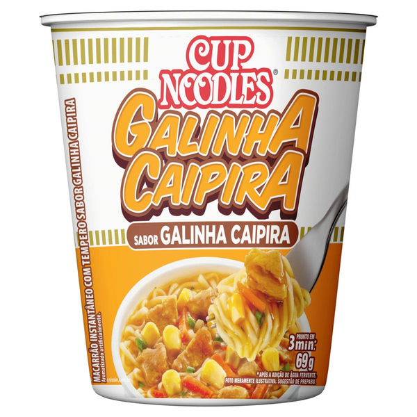 Cup Noodles Nissin Galinha Caipira 69g