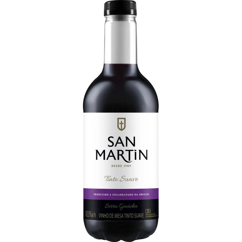 Vinho San Martin Tinto Suave 1,35L