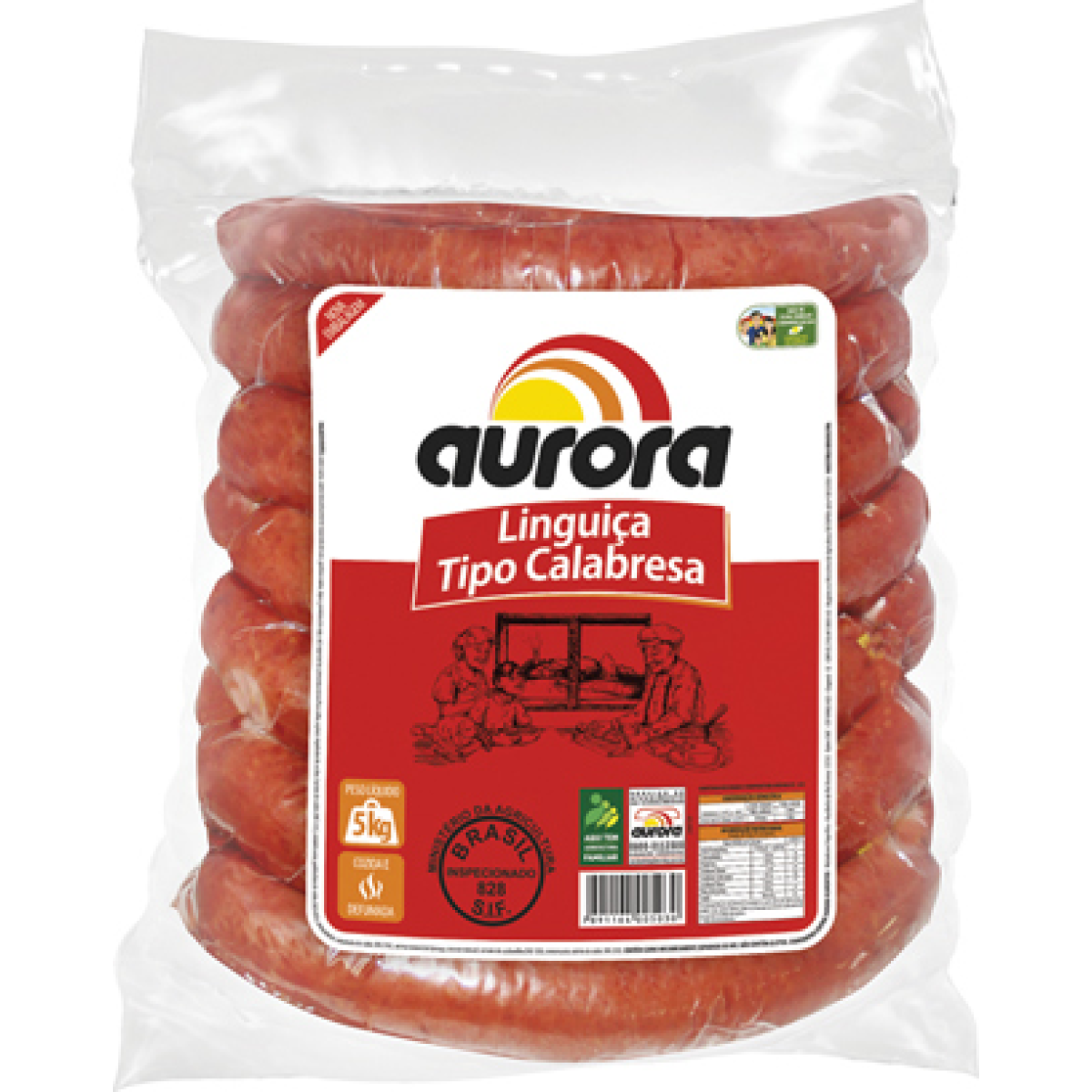 Linguiça Calabresa Aurora 400g