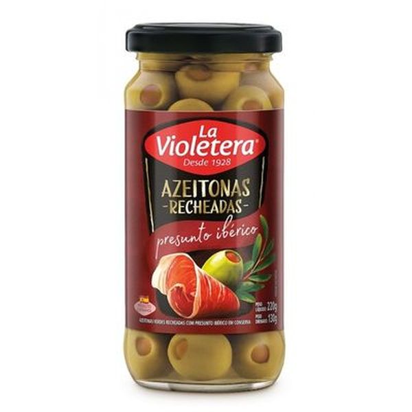 Azeitona La Violetera Recheada com Presunto 220g