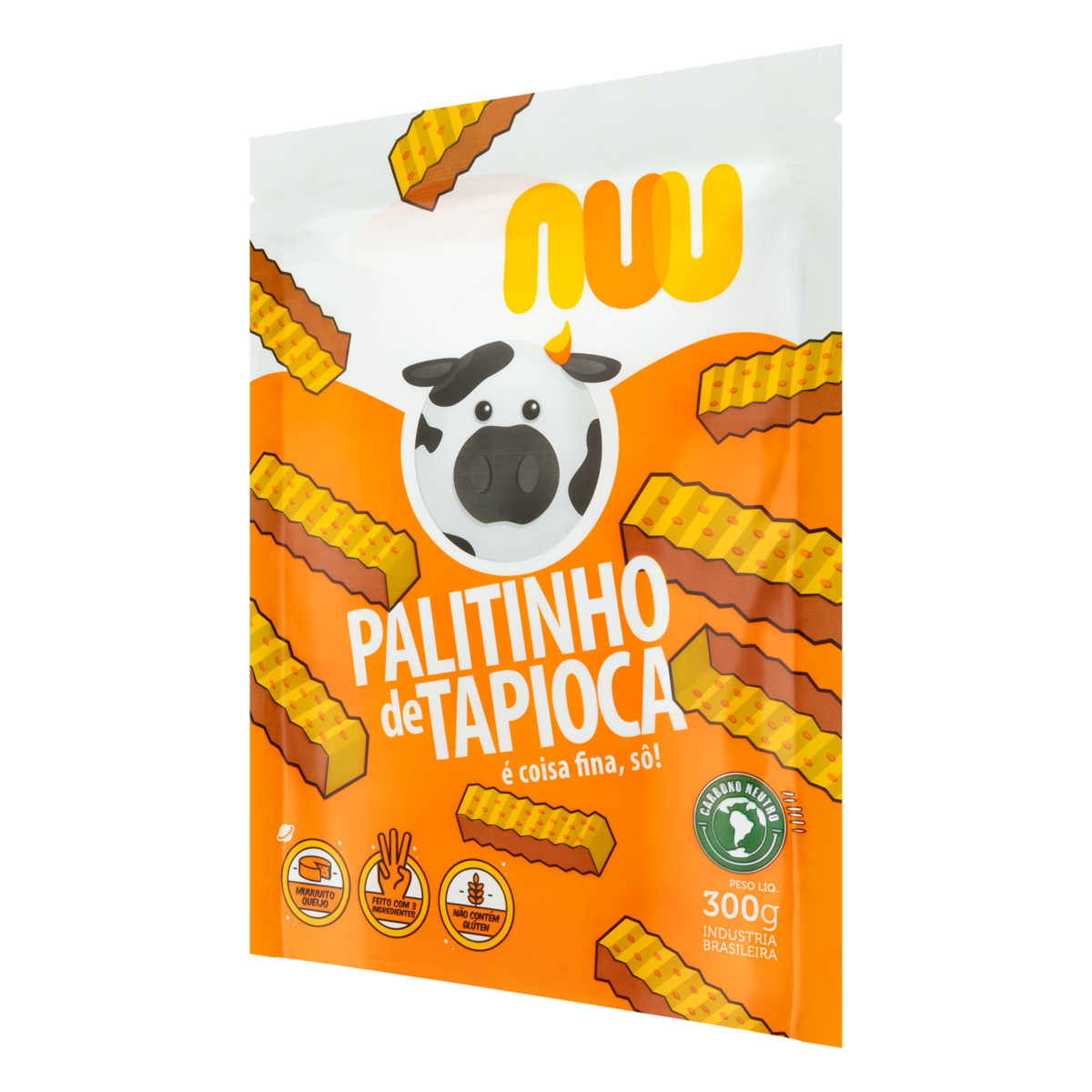 Palitinho de Tapioca NUU Congelado Sem Glúten 300g