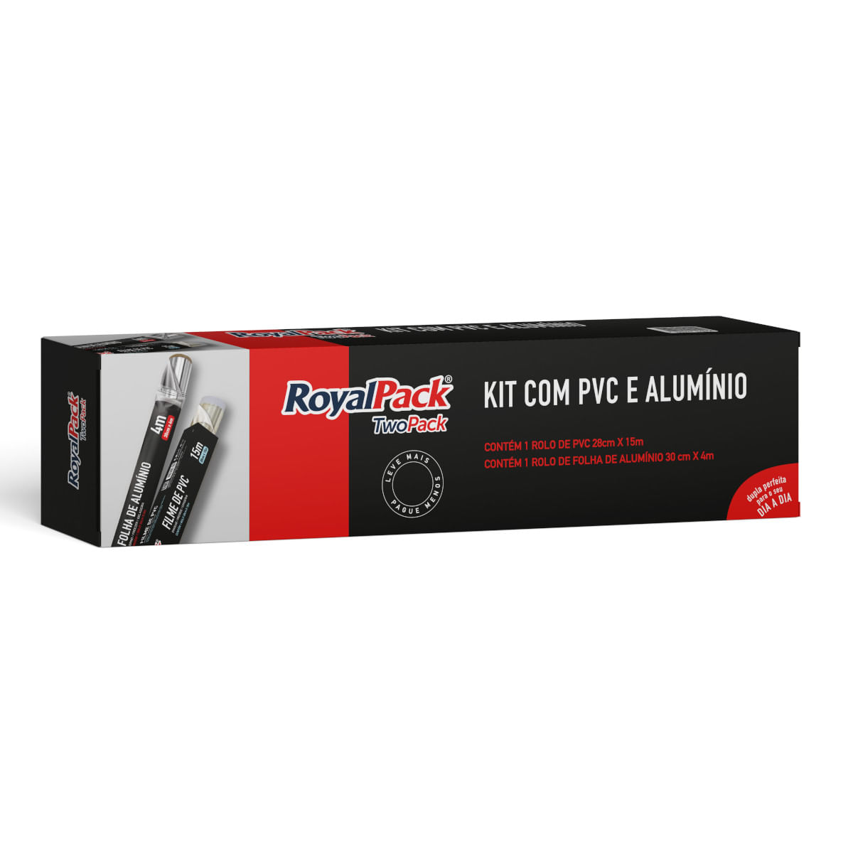 Kit ROYALPACK Twopack 1 pvc 15 metros + 1 Alúminio