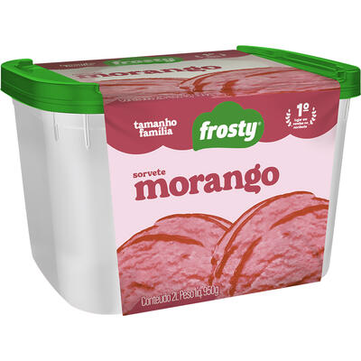 Sorvete Frosty Morango 2L