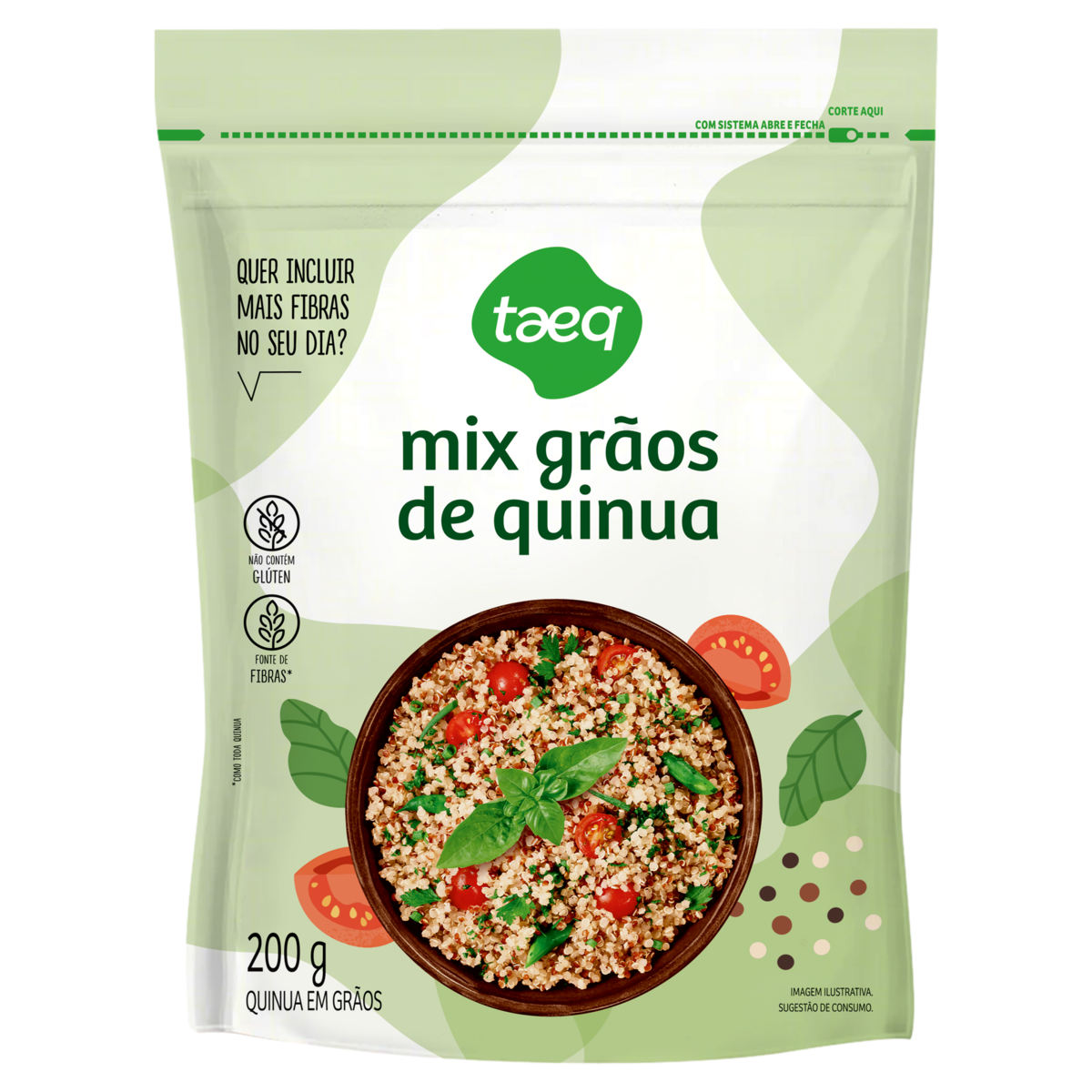 Mix de Quinoa em Grãos Taeq Pouch 200g
