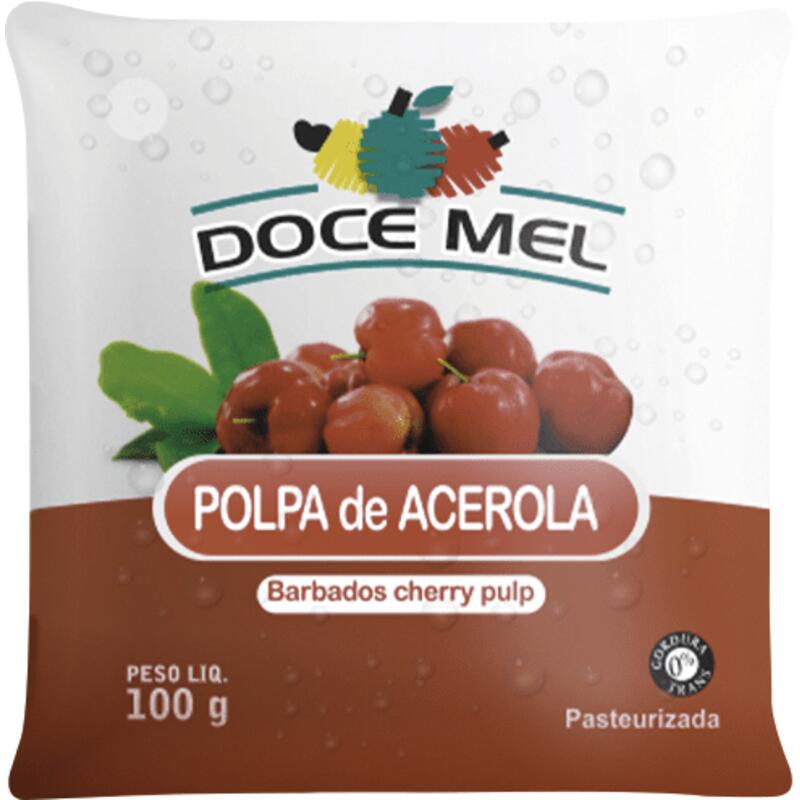 Polpa de Fruta Doce Mel Congelada Acerola 100g