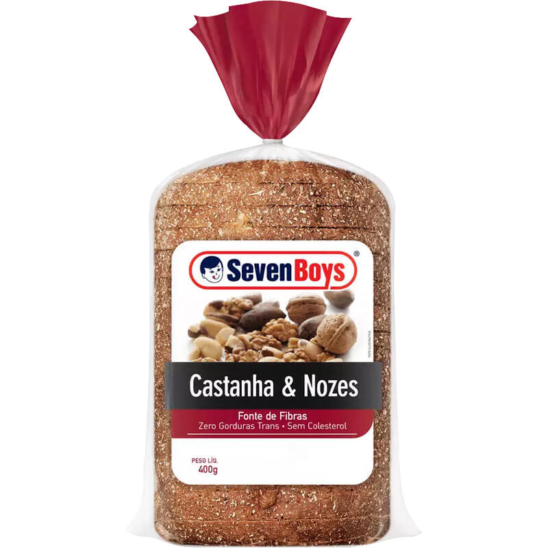 Pão Seven Boys Integral Castanha e Nozes 500g