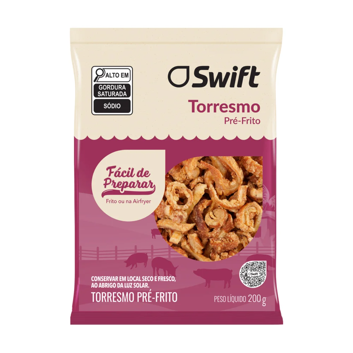 Torresmo Airfryer Swift 200g