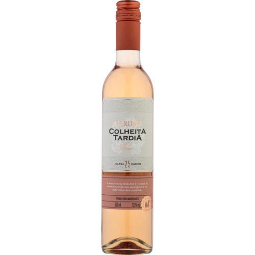 Vinho Aurora Brasileiro Colheita Tardia Suave Rose 500ml
