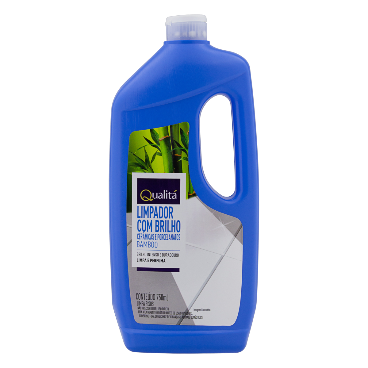Limpador para Pisos Porcelanato e Cerâmica Bamboo Qualitá Squeeze 750ml