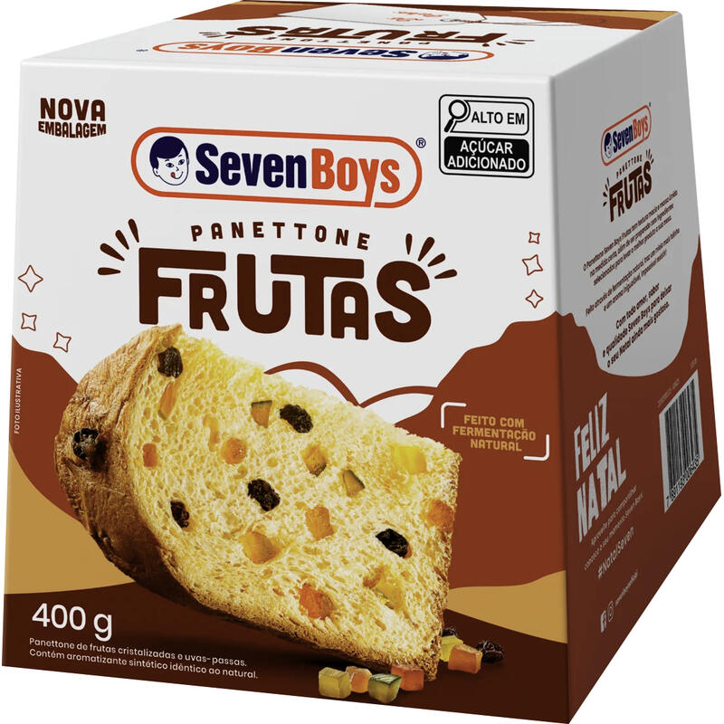 Panettone SEVEN BOYS Frutas 400g