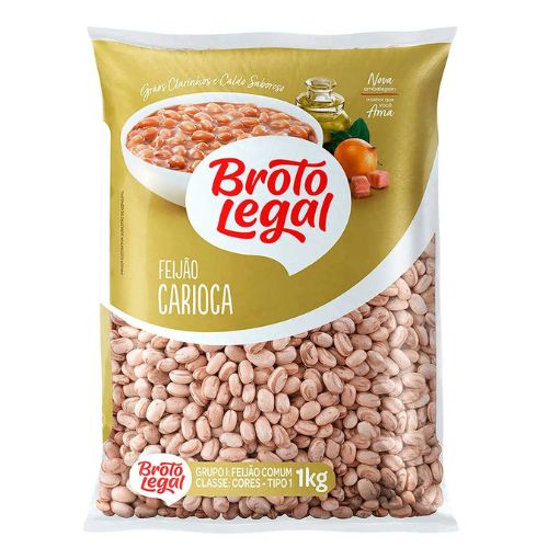 Feijão Carioca BROTO LEGAL Pacote 1kg