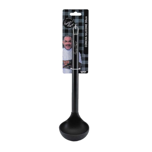 Concha De Silicone Yangzi Preta Fogaça 30cm 1 Unidade