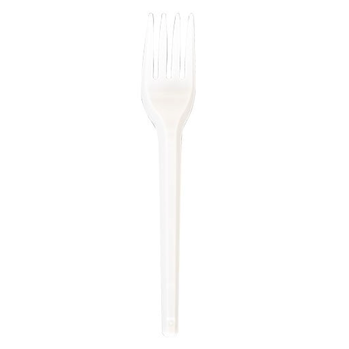 Garfo de Sobremesa de Poliestireno Branco Bello Festas 50 Unidades