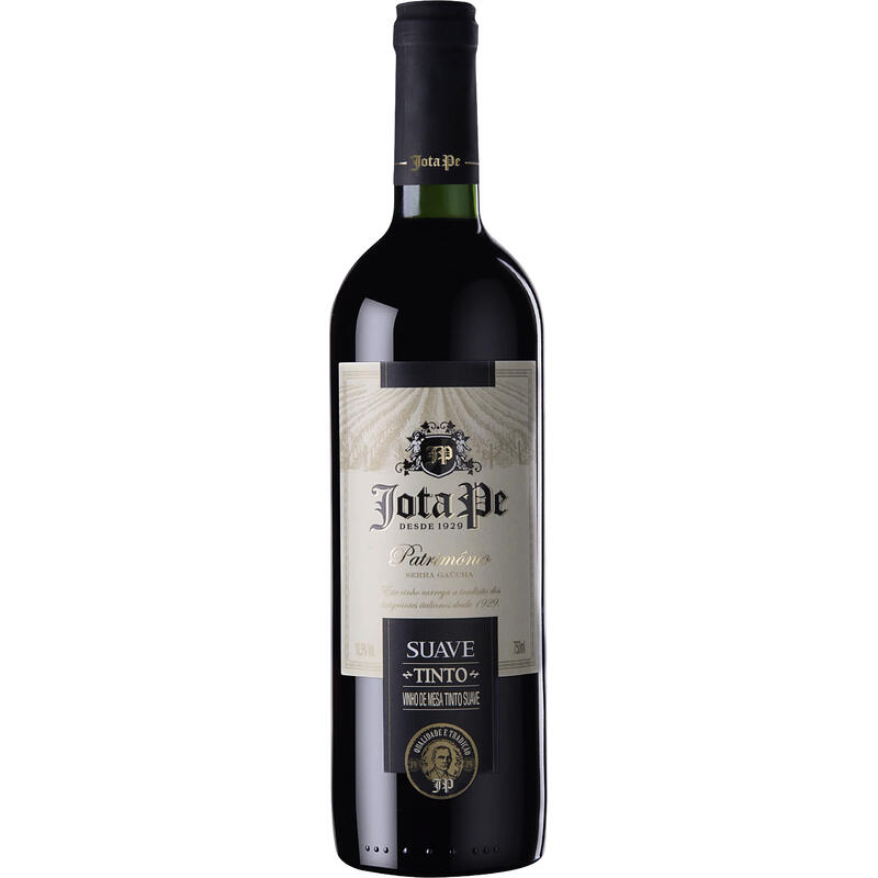 Vinho Tinto Brasileiro JOTA PÊ Suave 750ml