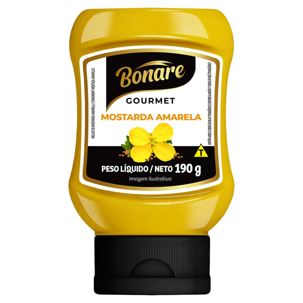 Mostarda Bonare 190g - Amarela