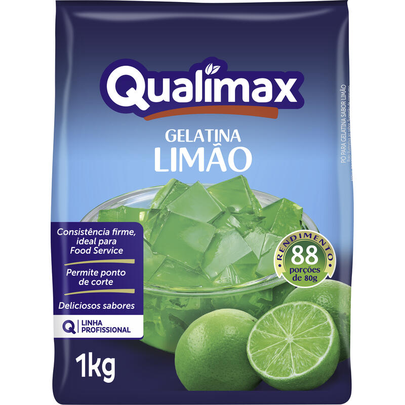 Gelatina Qualimax Limão 1kg