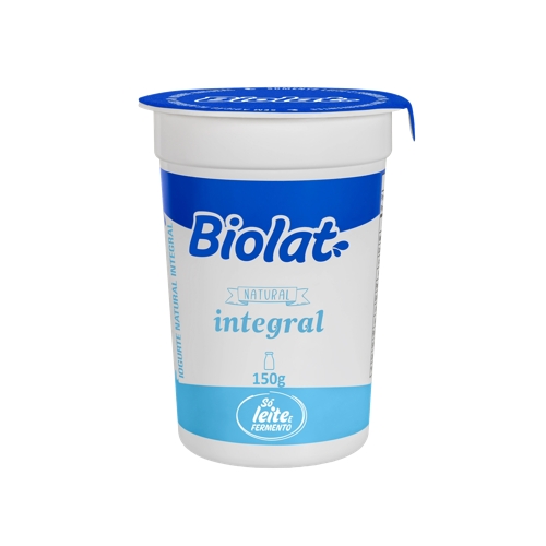 Iogurte Biolat Natural Integral 150g