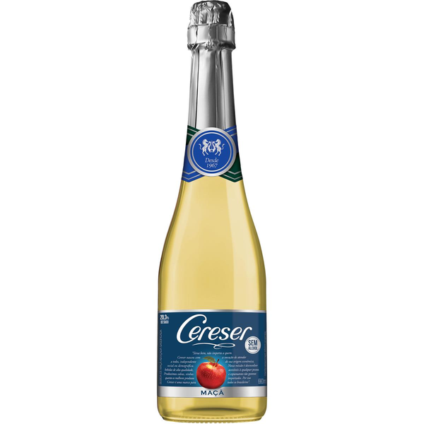 Sidra Cereser 660ml - Sem Álcool - Maçã