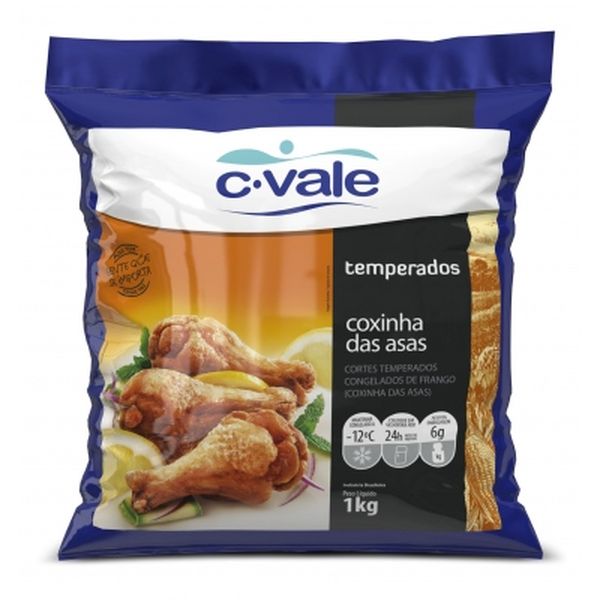 COXINHA DA ASA C.VALE TEMP.CONG.1KG