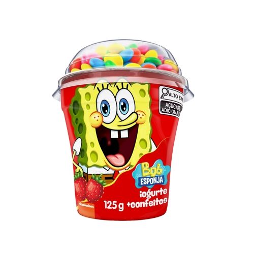 Iogurte BATAVO Bob Esponja Morango Com Confeitos 125g