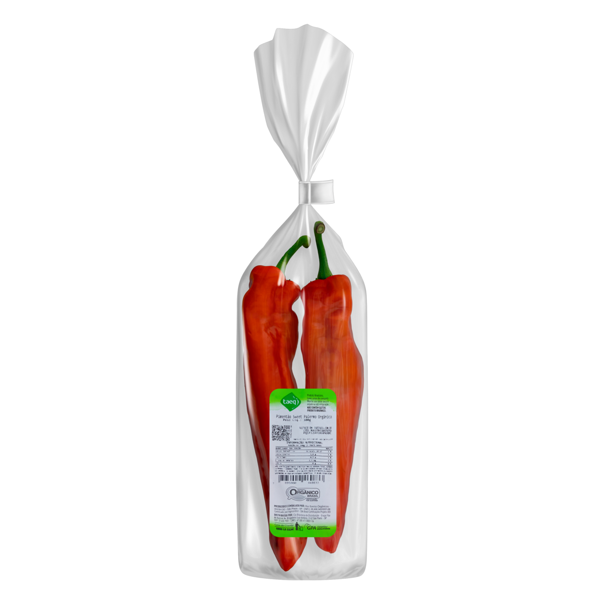 Pimentão Sweet Palermo Orgânico Taeq 300g