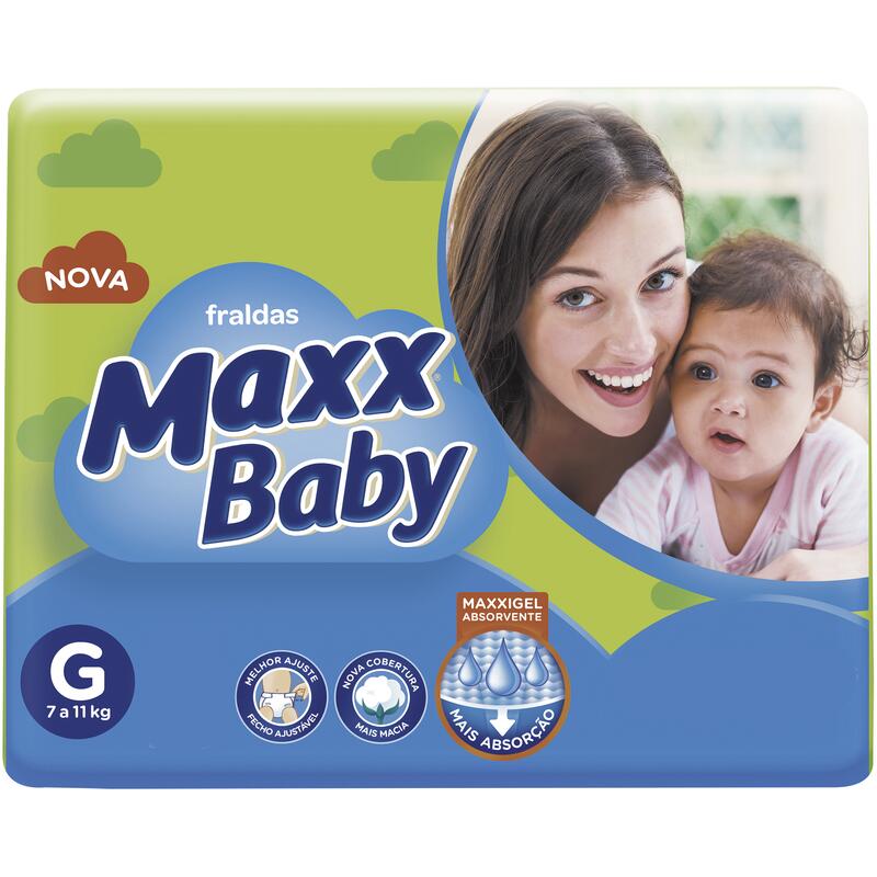 Fralda Descartável Maxx Baby Regular G