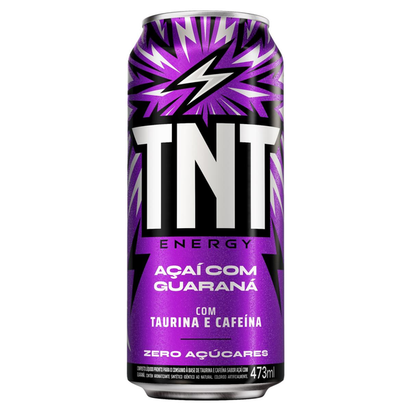 Bebida Energética TNT 473ml - Açaí com Guaraná - Lata