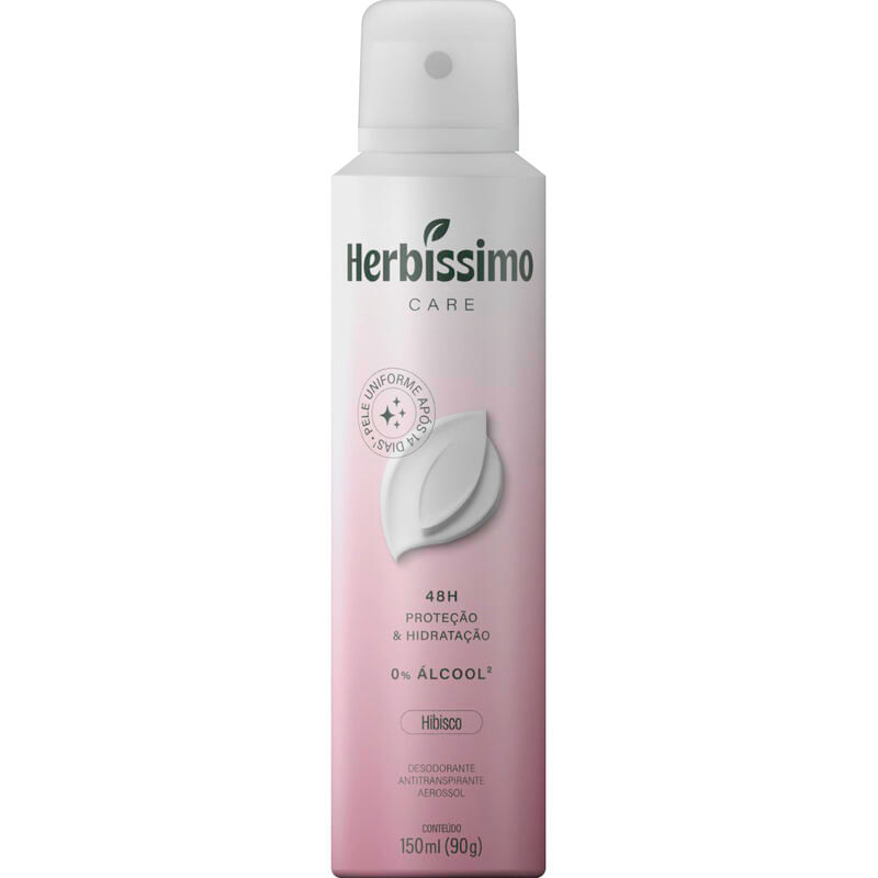 Desodorante Aerossol Herbíssimo Care Hibisco 150ml