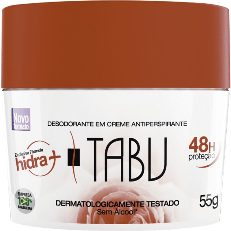 Desodorante em Creme Tabu Tradicional 55g