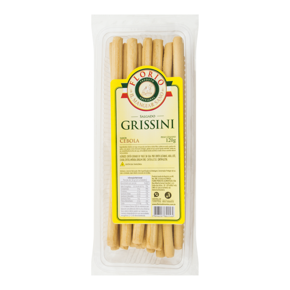 Grissini de Cebola FLORIO 120g