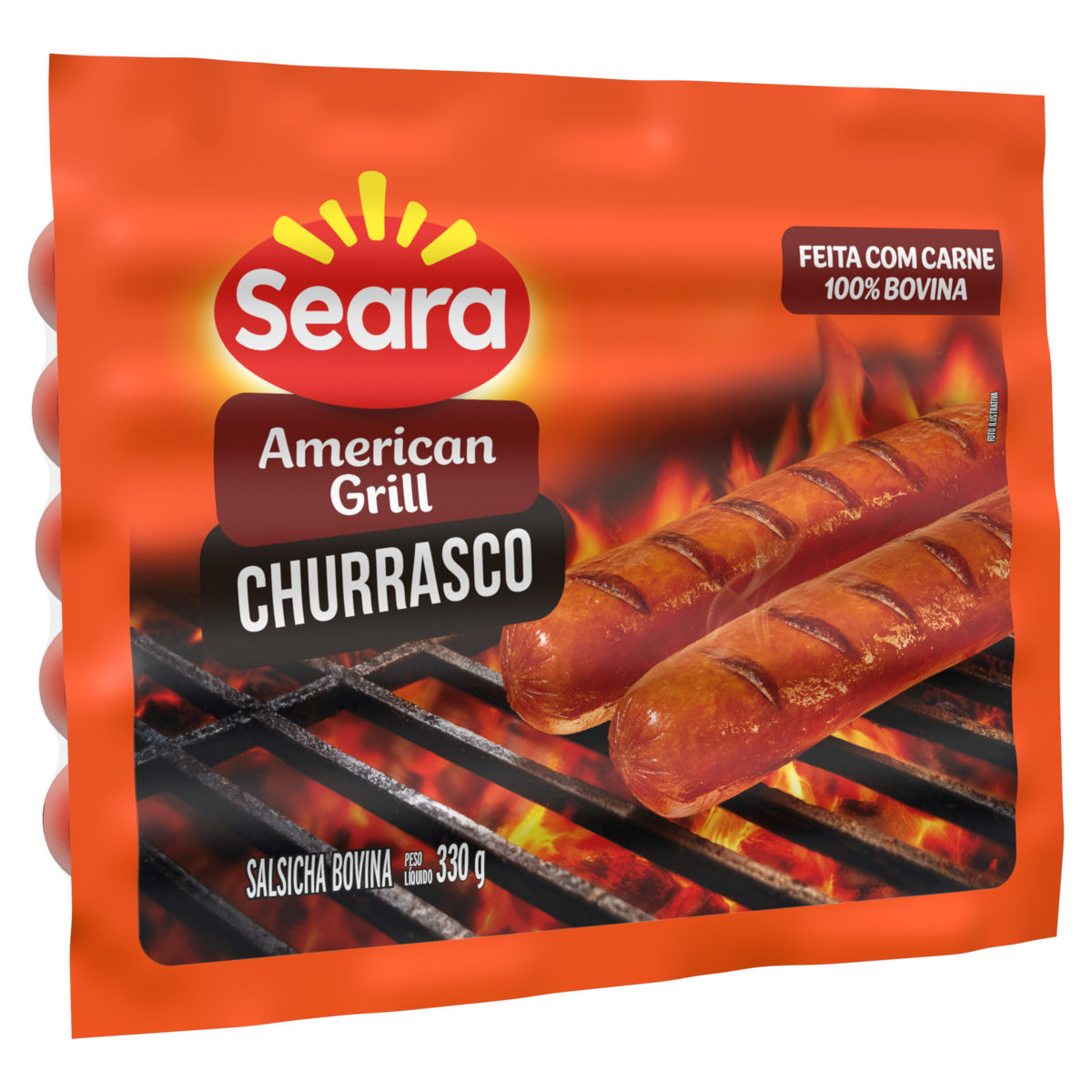 Salsicha American Grill Seara Churrasco 330g