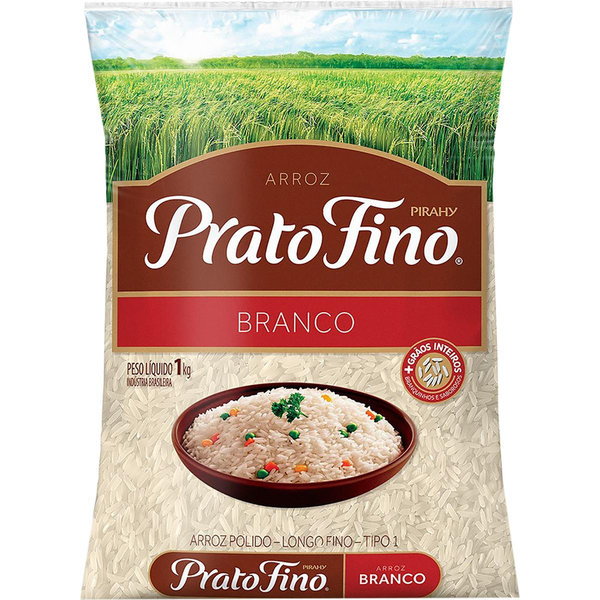 Arroz Branco Prato Fino Tipo 1 - 1kg