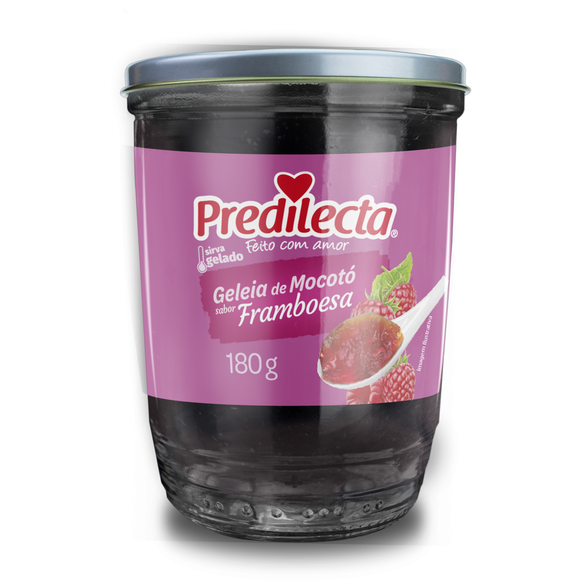 Geleia de Mocotó Framboesa Predilecta Vidro 180g