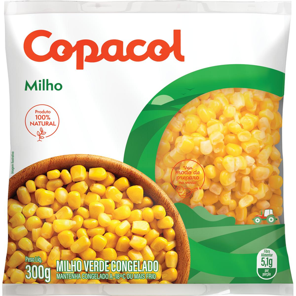 Milho Verde Copacol Congelado 300g