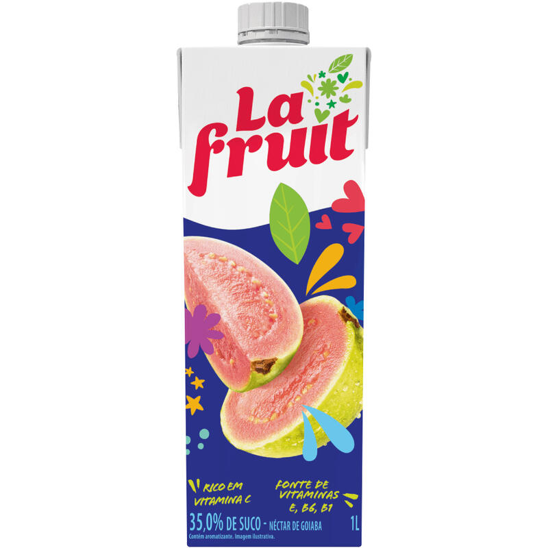 Suco Néctar La Fruit Goiaba 1L