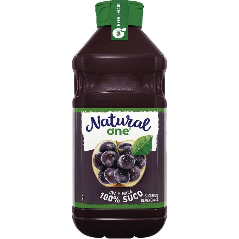 Suco Natural One Uva e maçã 2L