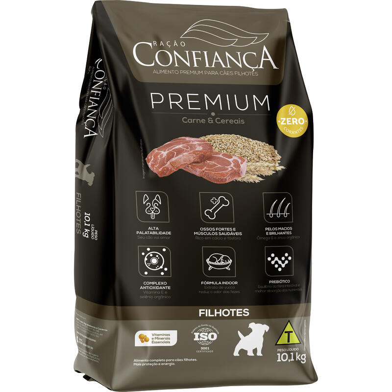 Alimento para Cães Confiança Filhote 10,1kg