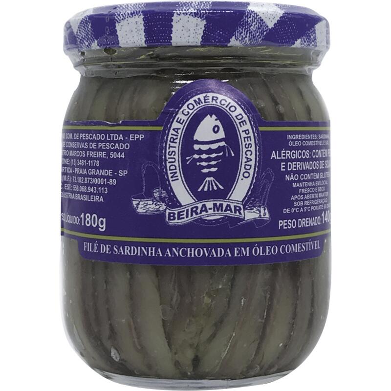 Filé de Sardinha Beira-Mar 140g