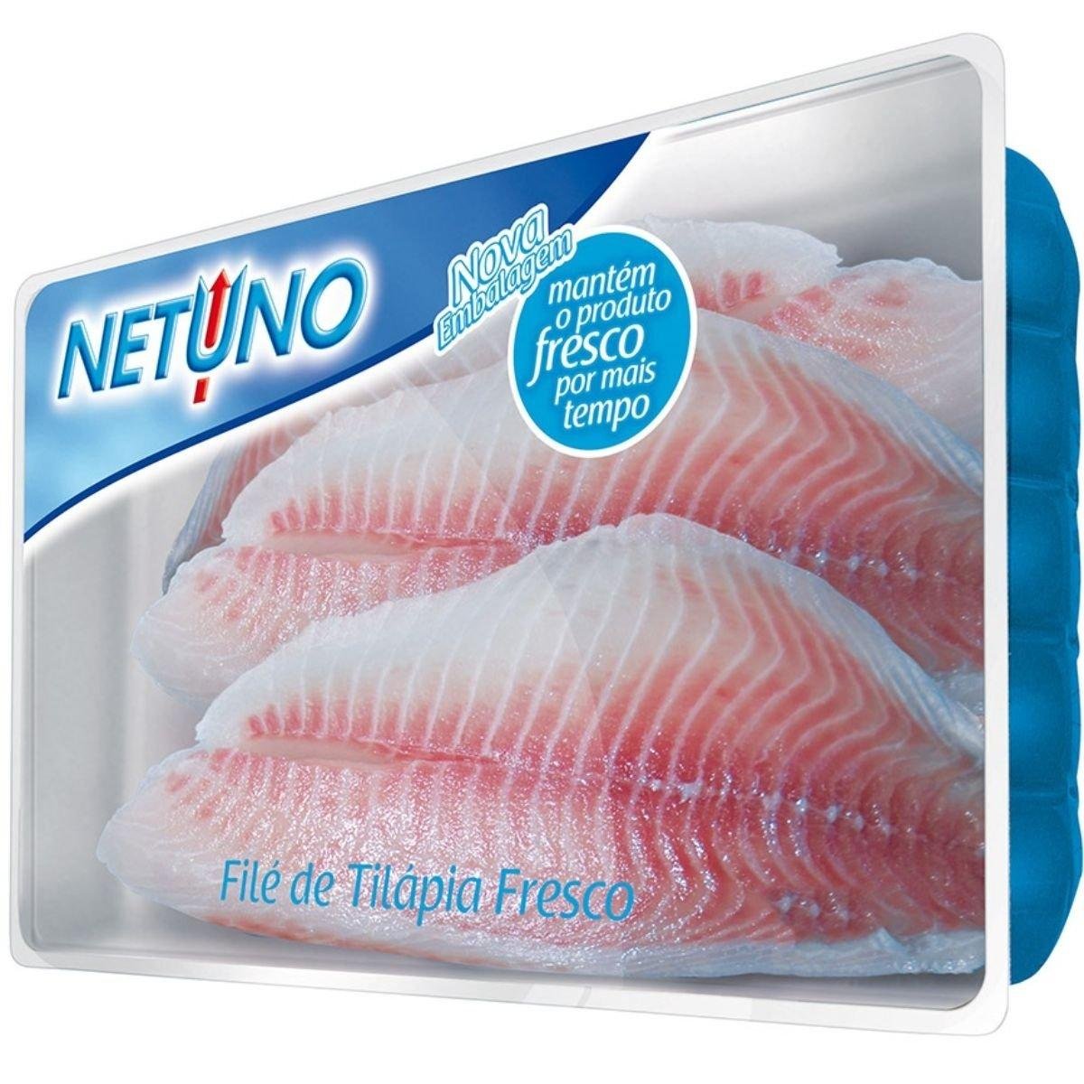 Filé De Tilápia Fresco NETUNO Pacote 500g