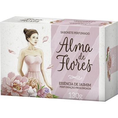 Sabonete em Barra Alma de Flores Essência de Jasmim 130g