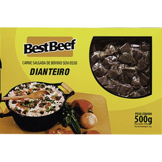 Charque Bovino Best Beef Dianteiro Picado 500g