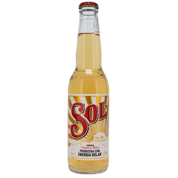 Cerveja Sol 330ml - Premium - Long Neck