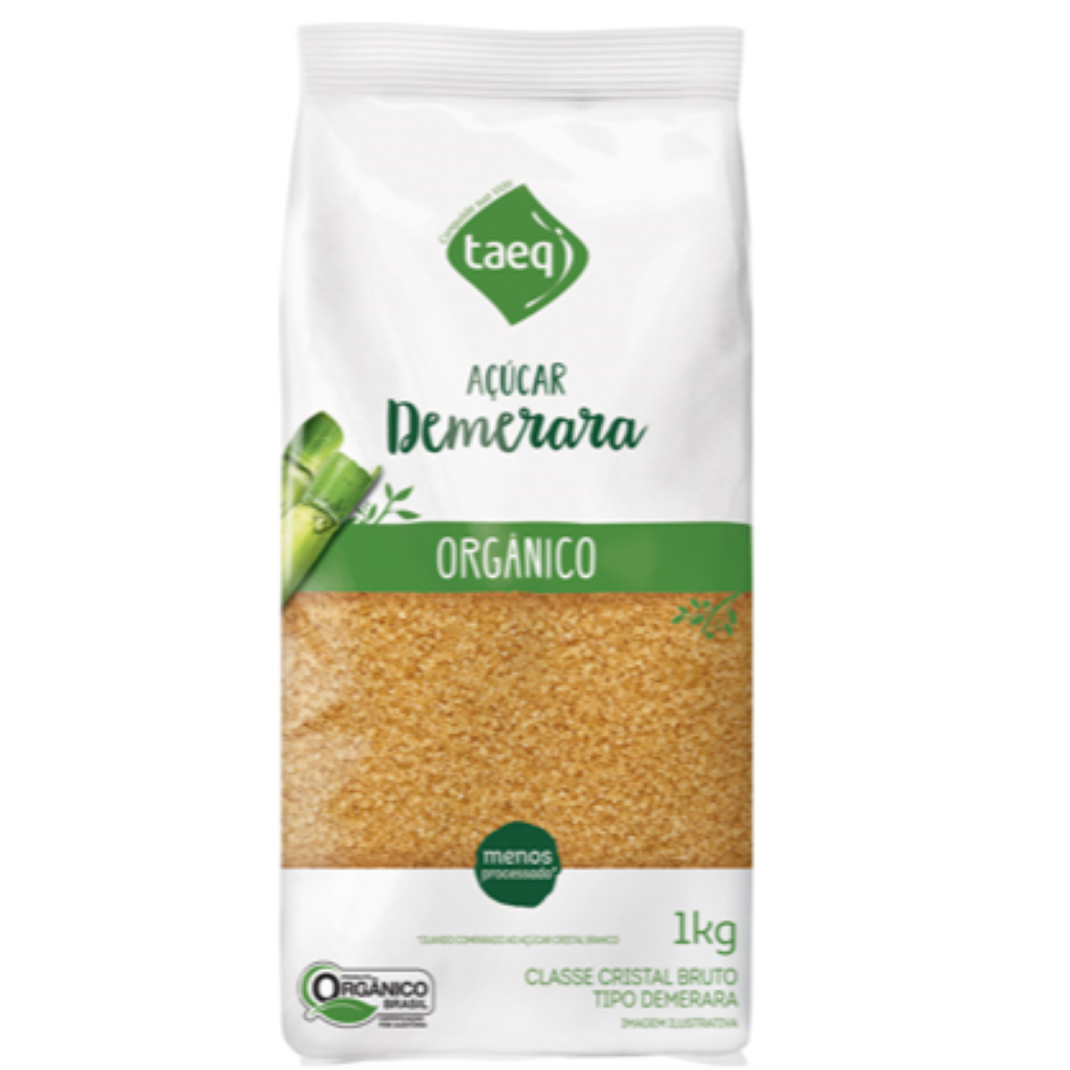 Açúcar Demerara Orgânico Taeq Pacote 1kg