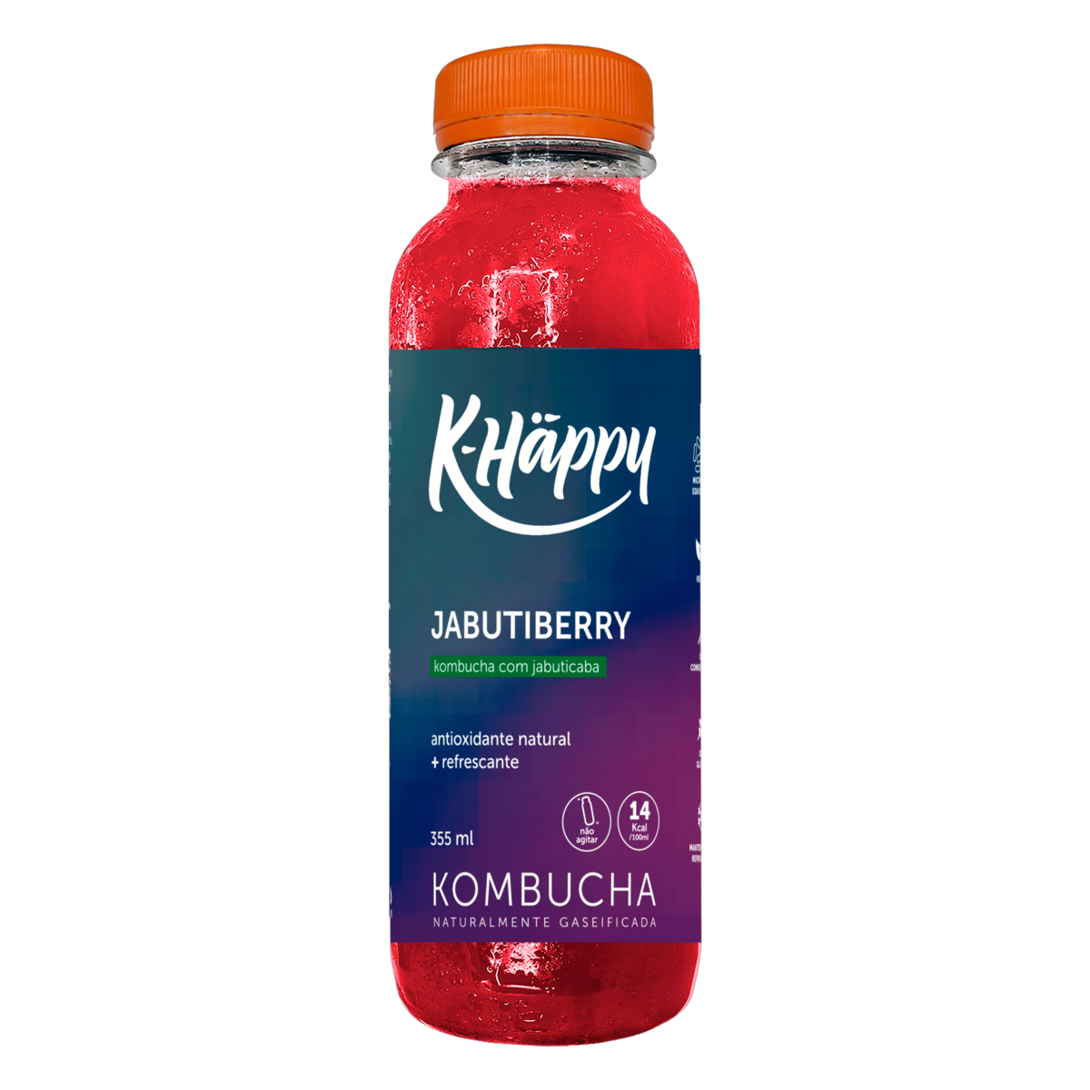 Kombucha Jabutiberry K-Häppy Garrafa 355ml
