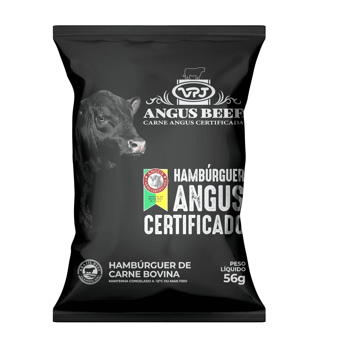 Hambúrguer Bovino VPJ Angus Beef 56g