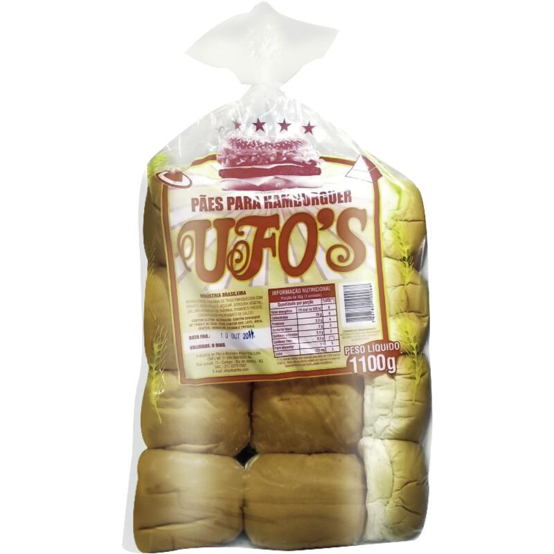 Pão para Hambúrguer Ufo's 1,100g